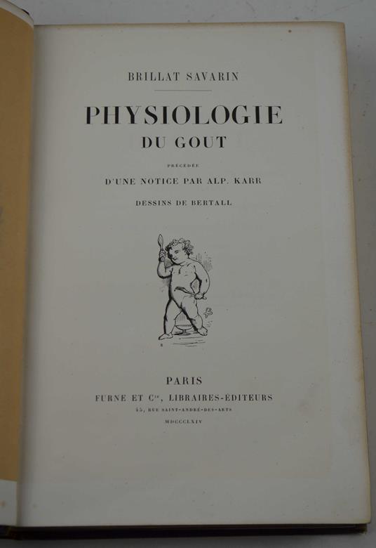 Physiologie du gout - copertina