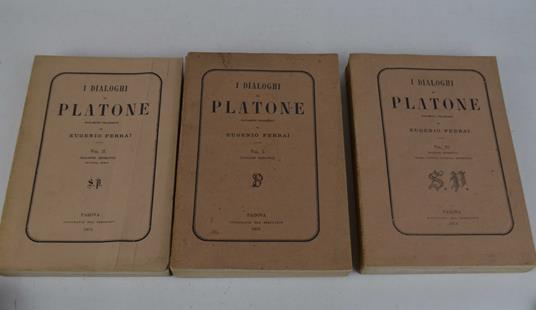 I dialoghi… nuovamente vogarizzati da Eugenio Ferrai - Platone - copertina