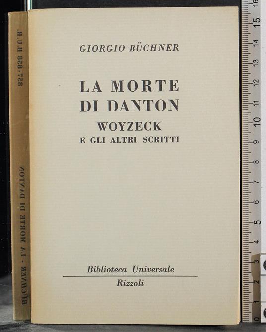 morte di Danton - Giorgio Buchner - copertina
