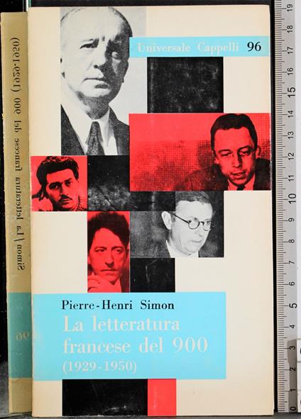 letteratura francese del 900 (1929-1950) - Paul Simon - copertina