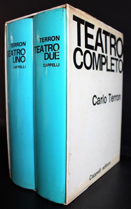 Teatro completo. Vol 1-2 - Carlo Terron - copertina