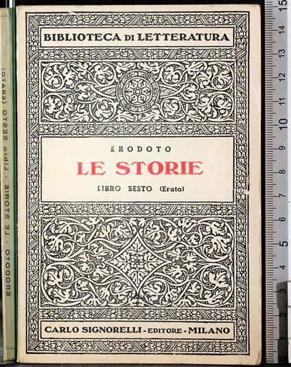 Le storie. Libro sesto - Erodoto - copertina
