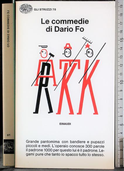 Le commedie - Dario Fo - copertina