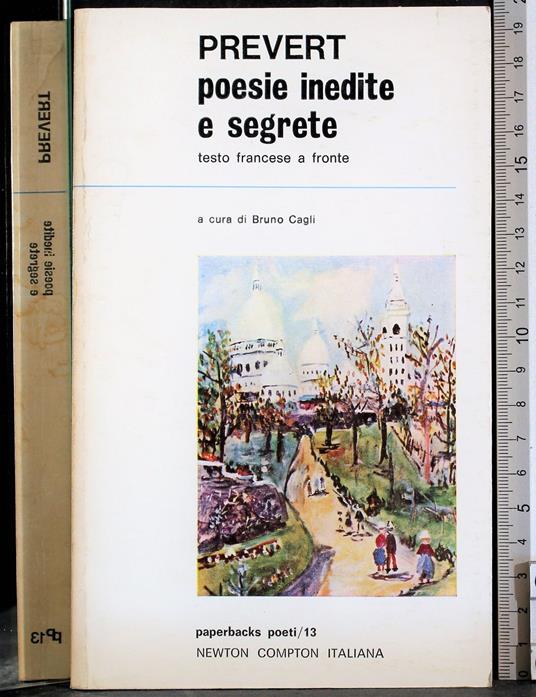 Poesie inedite e segrete - Jacques Prévert - copertina