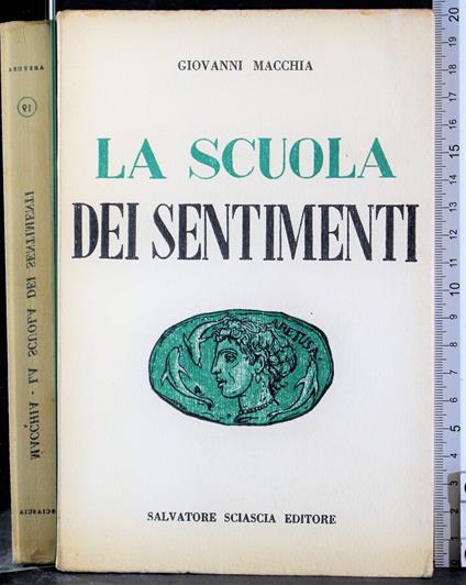 scuola dei sentimenti - Giovanni Macchia - copertina