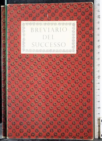 Breviario del successo - copertina