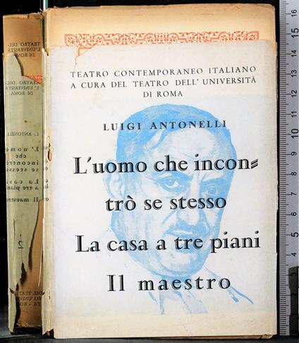 L' uomo che incontrò se stesso - Luigi Antonelli - copertina
