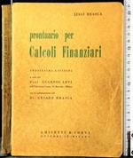 Prontuario per calcoli finanziari