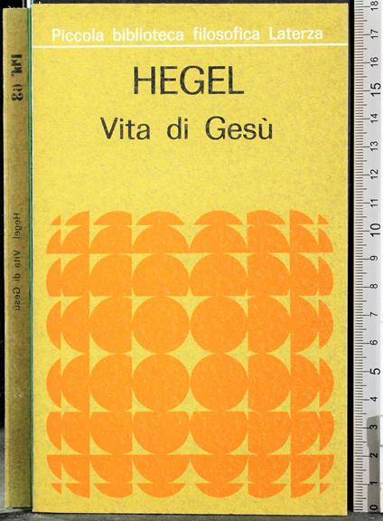 Vita di Gesù - Friedrich Hegel - copertina