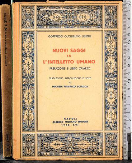 Nuovi saggi su l'intelletto umano. Libro quarto - Gottfried W. Leibniz - copertina