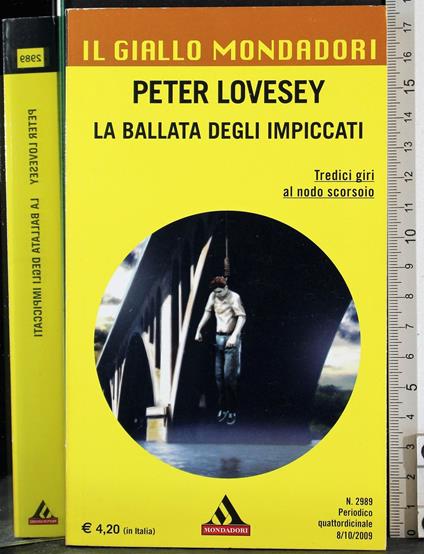ballata degli impiccati - Peter Lovesey - copertina