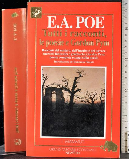 Tutti i racconti, le poesie e Gordon Pym - Edgar Allan Poe - copertina