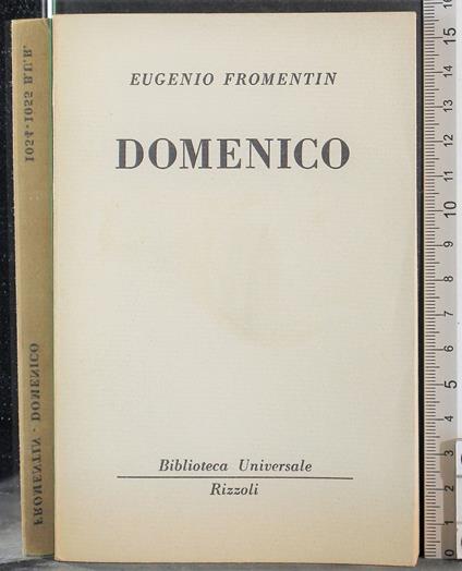 Domenico - Eugéne Fromentin - copertina