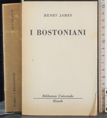 I bostoniani - Henry James - copertina