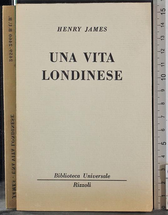 Una vita londinese - Henry James - copertina