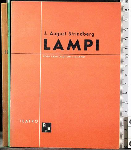La Lampi - August Strindberg - copertina