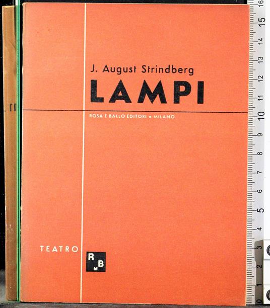 La Lampi - August Strindberg - copertina