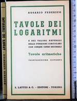 Tavole dei logaritmi