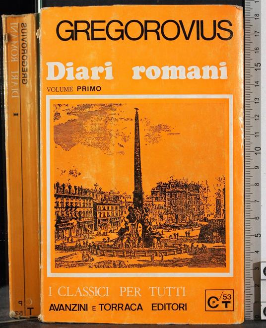 Diari romani. Vol 1 - Ferdinand Gregorovius - copertina