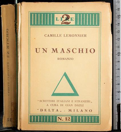 Un maschio - Camille Lemonnier - copertina