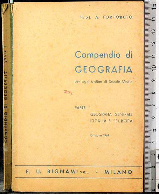 Compendio di geografia. Parte 1 - copertina