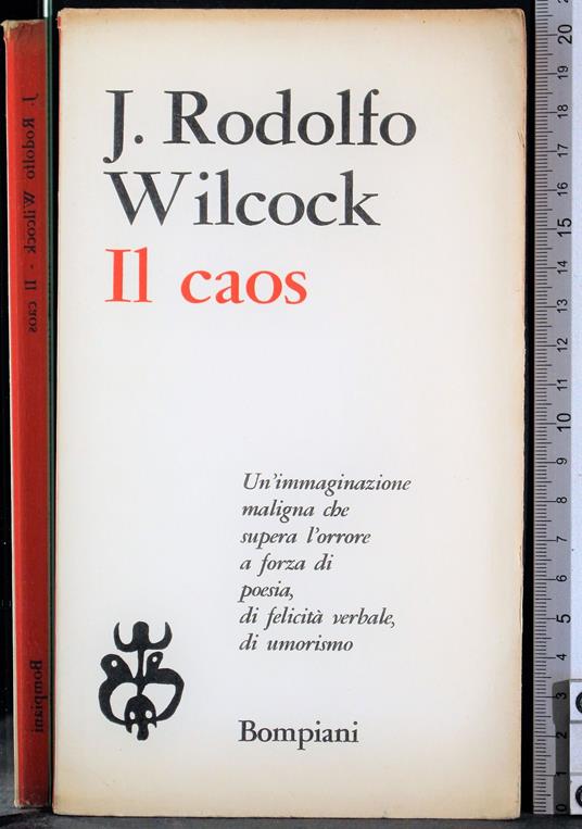Il caos - J. Rodolfo Wilcock - copertina