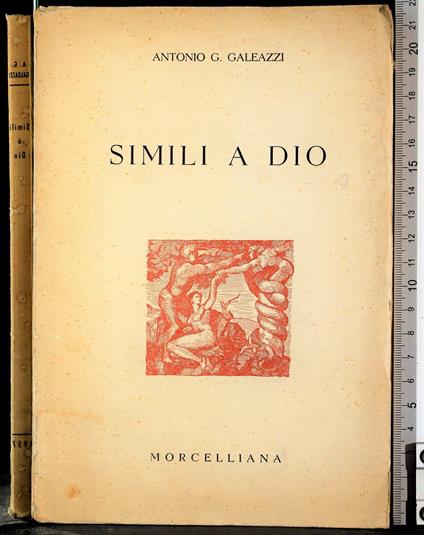 Simili a Dio - Antonio Galeazzi - copertina