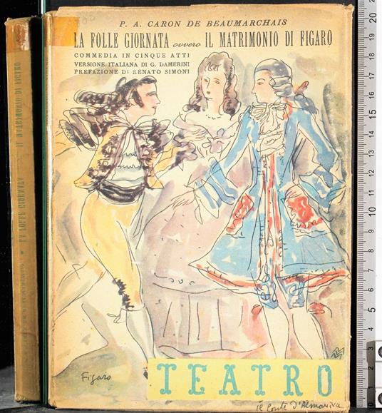 folle giornata ovvero il matrimonio di Figaro - copertina