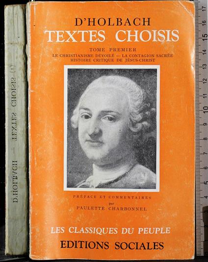 Textes Choisis. Vol 1 - copertina