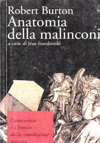 Anatomia Della Malinconia - Robert Burton - copertina