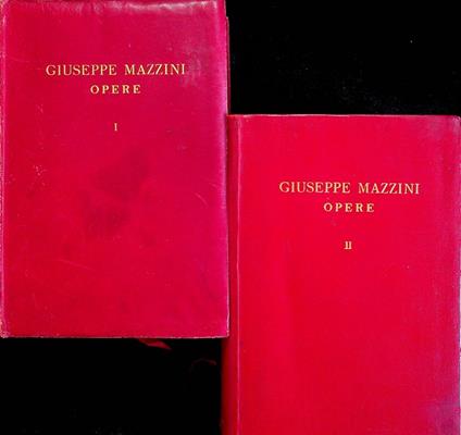 Opere - Giuseppe Mazzini - copertina