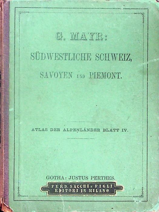 Südwestliche Schweiz, Savoyen und Piemont - copertina