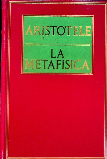 metafisica - Aristotele - copertina