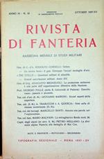 Rivista di fanteria: rassegna mensile di studi militari: Anno IV - N. 10 - Settembre 1937-XV