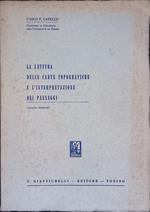 lettura delle carte topografiche e l'interpretazione dei paesaggi