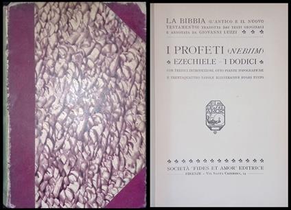 I Profeti - Nebiim. Ezechiele - I Dodici - copertina