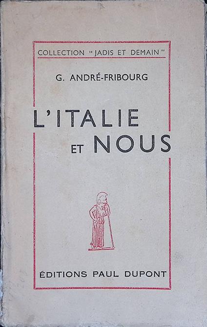 L' Italie et nous - copertina