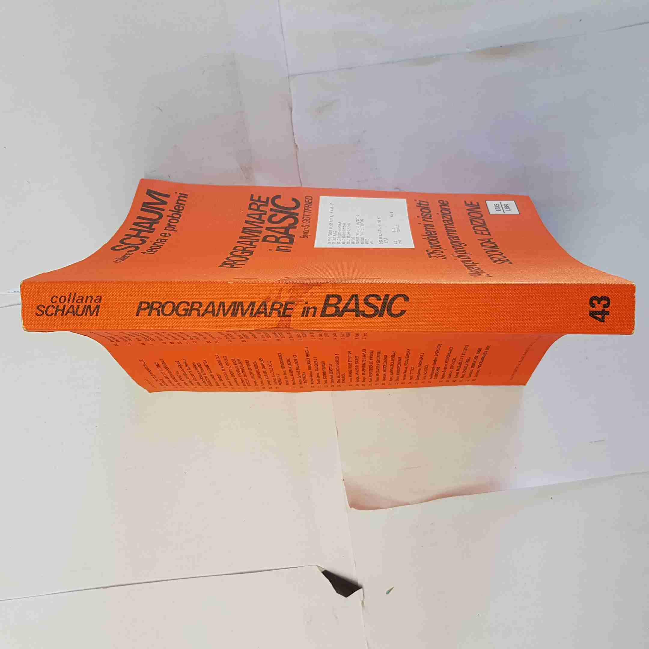 PROGRAMMARE IN BASIC collana Schaum 376 PROBLEMI RISOLTI