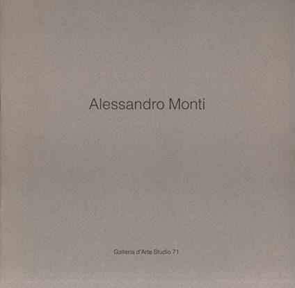 Alessandro Monti - Aldo Gerbino - copertina