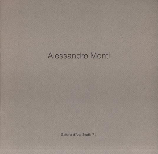 Alessandro Monti - Aldo Gerbino - copertina