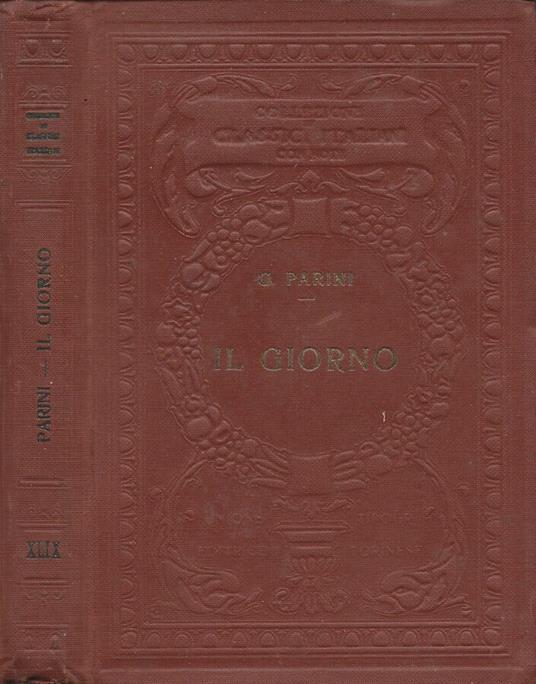 Il giorno - Giuseppe Parini - copertina