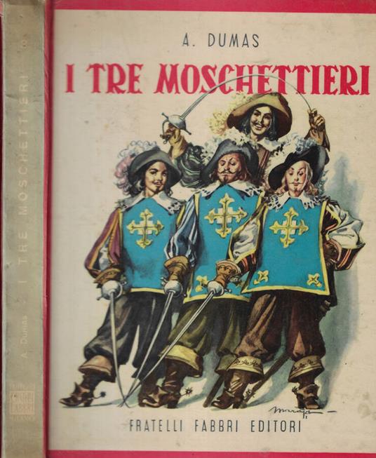 I tre moschettieri - Alexandre Dumas - copertina