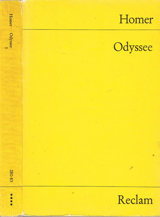 Odyssee - Omero - copertina