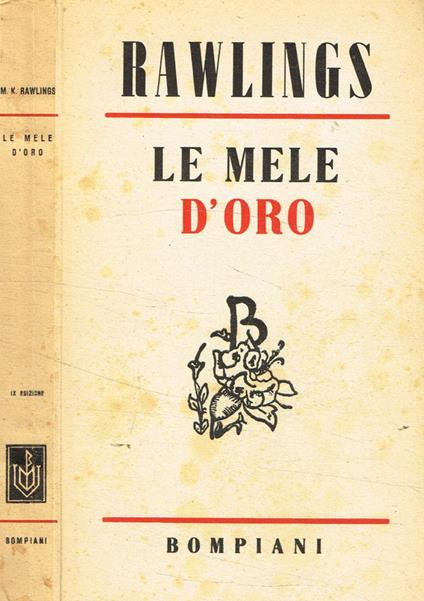 Le mele d'oro - Marjorie K. Rawlings - copertina
