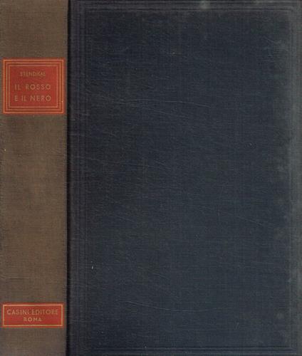 Il rosso e il nero - Stendhal - copertina