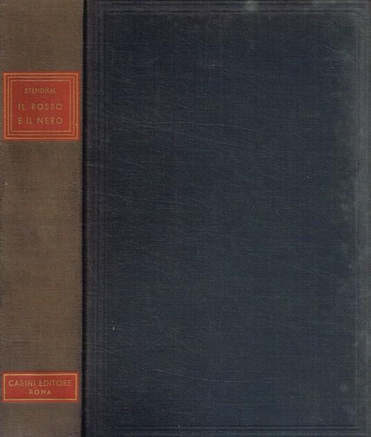 Il rosso e il nero - Stendhal - copertina