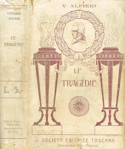 Le tragedie - Vittorio Alfieri - copertina