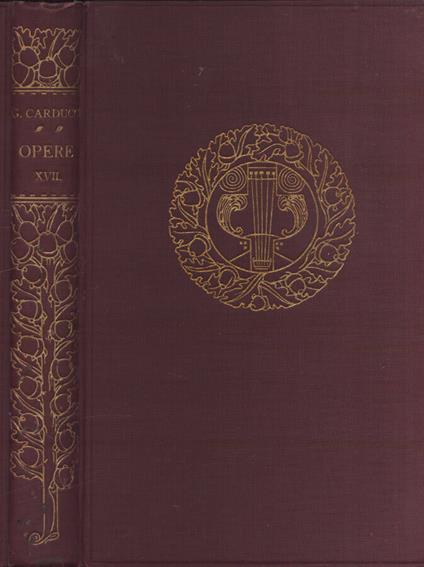 Odi barbare e Rime e ritmi - Giosuè Carducci - copertina