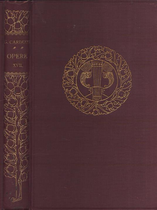 Odi barbare e Rime e ritmi - Giosuè Carducci - copertina