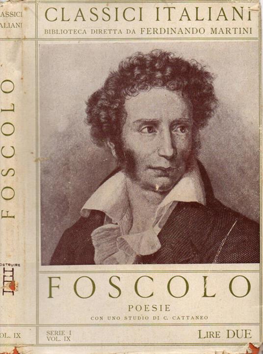 Foscolo - Poesie - Ugo Foscolo - copertina
